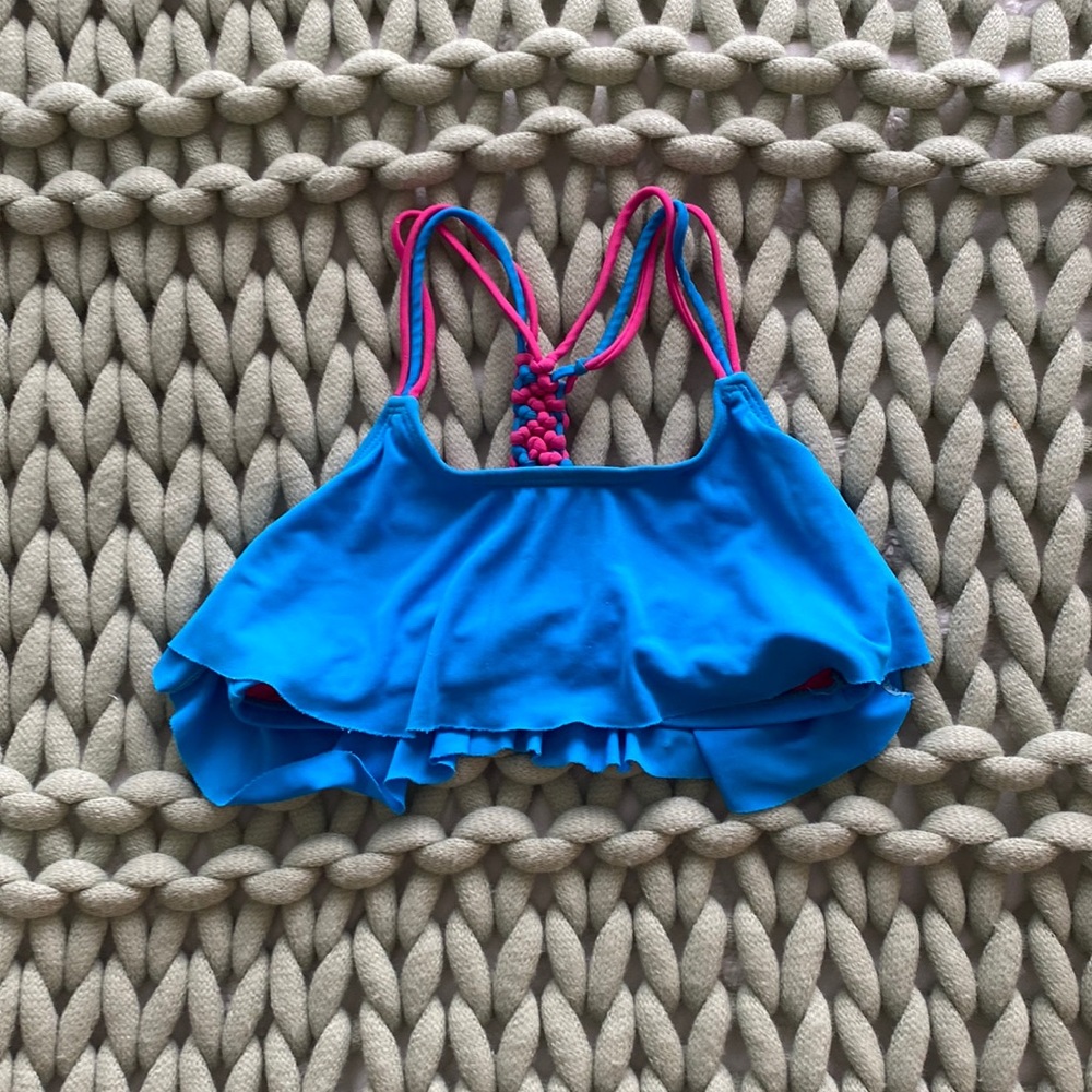 Justice kids bikini top size 7